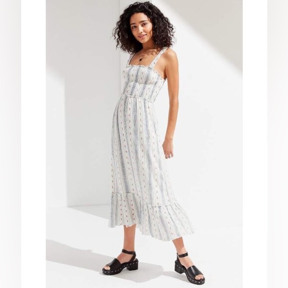 Urban Outfitters Smocked Prairie Dress
